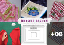 Aprende como hacer hermosas servilletas de tela con patrones