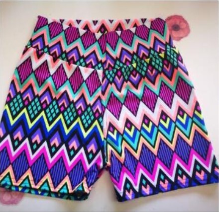 Aprende como hacer short de lycras para mujer con patrones 4 APRENDE COMO HACER SHORT DE LYCRAS