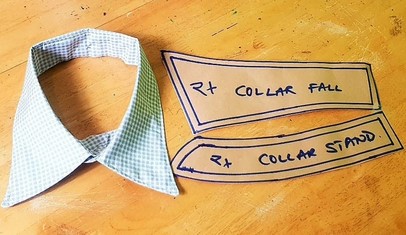 Aprende como hacer cuellos de camisa de hombre paso a paso 3 APRENDE COMO HACER CUELLOS DE CAMISA DE HOMBRE