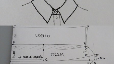 Aprende como hacer cuellos de camisa de hombre paso a paso 2 APRENDE COMO HACER CUELLOS DE CAMISA DE HOMBRE