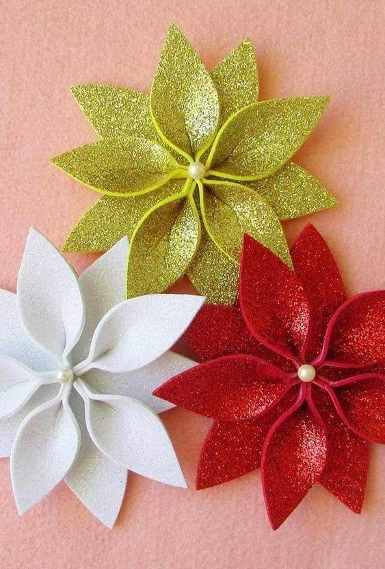 Curso gratis de navidad: como hacer flor de noche buena! 3 COMO HACER FLOR DE NOCHE BUENA