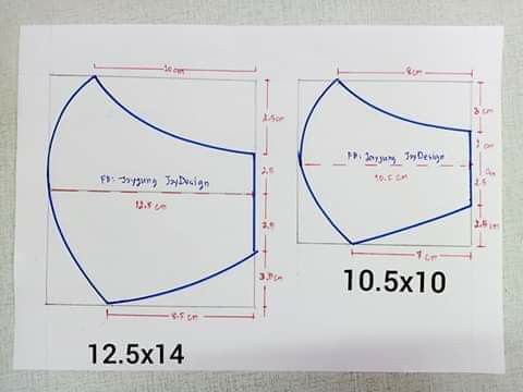 Aprende como hacer tapabocas de tela para niños con patrones 2 APRENDE COMO HACER TAPABOCAS DE TELA PARA NIÑOS CON PATRONES