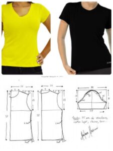 Aprende a como hacer franelas para mujer con patron 2 APRENDE A COMO HACER FRANELAS PARA MUJER