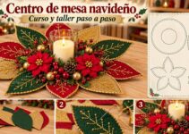 Curso y taller: centro de mesa navideño con moldes Curso y taller: centro de mesa navideño con moldes
