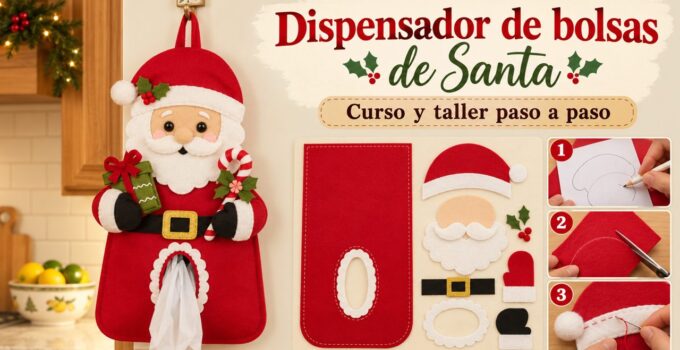 Curso y taller: dispensador de bolsas de Santa Curso y taller: dispensador de bolsas de Santa