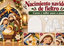Curso y taller: nacimiento navideño de fieltro Curso y taller: nacimiento navideño de fieltro